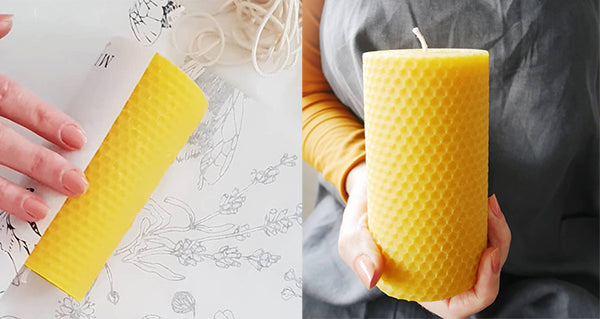 100% Beeswax Pillar Candle 3x3 | Cape Candle