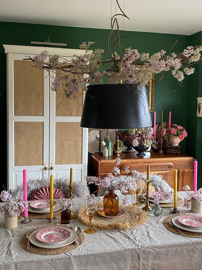 Spring tablescape 