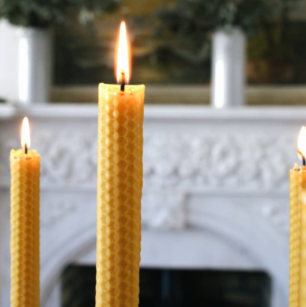 Beeswax {Box of 8} Candles - millbee.com